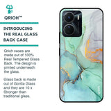 Green Marble Glass case for Vivo Y16