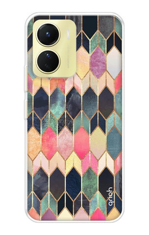 Shimmery Pattern Vivo Y16 Back Cover