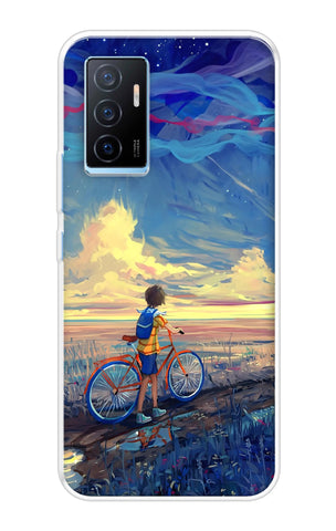 Riding Bicycle to Dreamland Vivo Y75 4G Back Cover