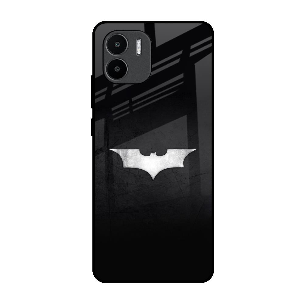 Super Hero Logo Redmi A1 Glass Back Cover Online