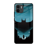 Cyan Bat Redmi A1 Glass Back Cover Online