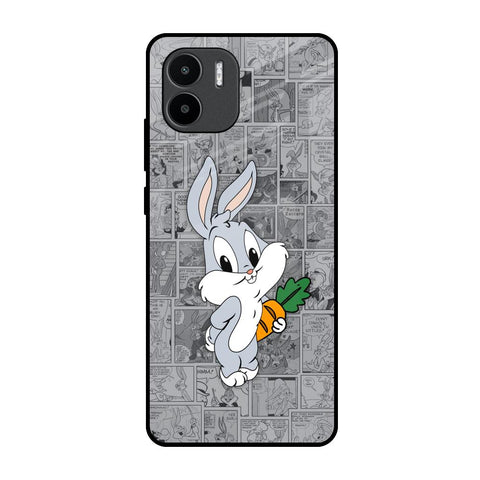 Cute Baby Bunny Redmi A1 Glass Back Cover Online