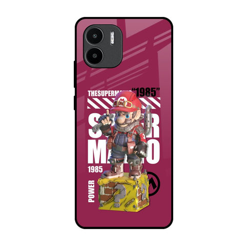 Gangster Hero Redmi A1 Glass Back Cover Online