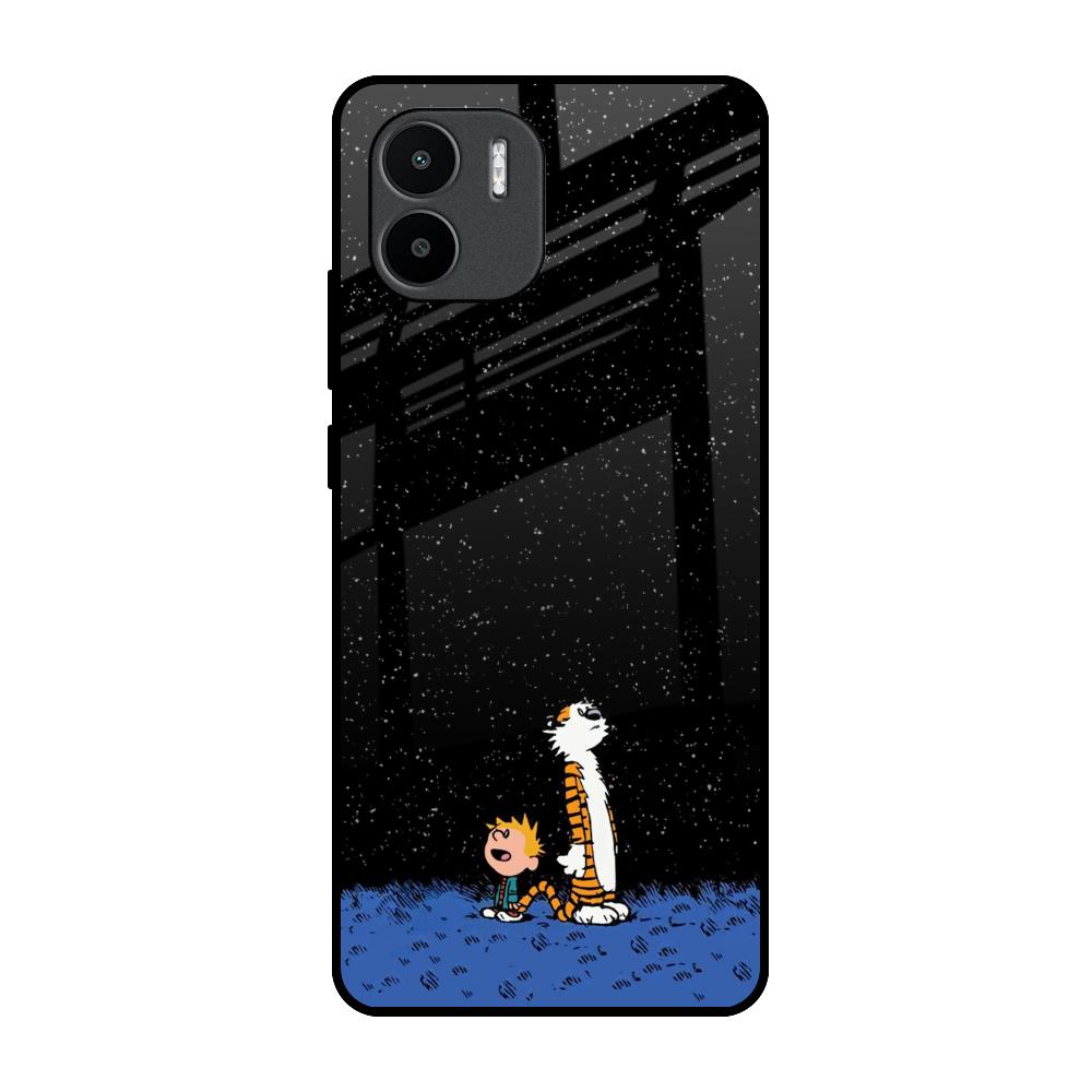 Night Sky Star Redmi A1 Glass Back Cover Online