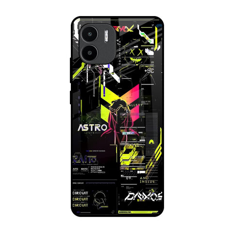 Astro Glitch Redmi A1 Glass Back Cover Online