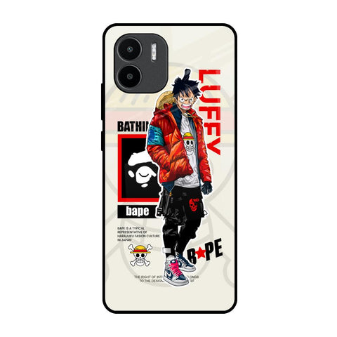 Bape Luffy Redmi A1 Glass Back Cover Online