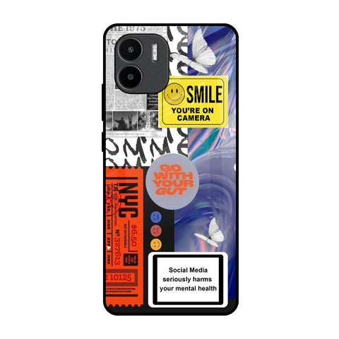 Smile for Camera Redmi A1 Glass Back Cover Online