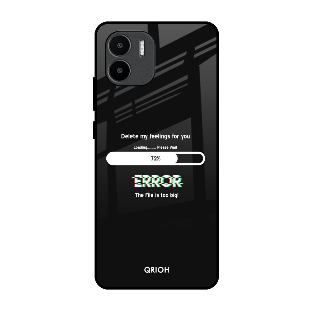 Error Redmi A1 Glass Back Cover Online