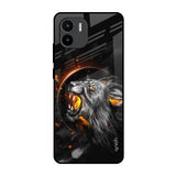 Aggressive Lion Redmi A1 Glass Back Cover Online