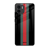 Vertical Stripes Redmi A1 Glass Back Cover Online
