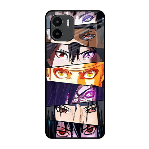 Anime Eyes Redmi A1 Glass Back Cover Online