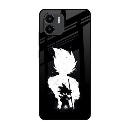 Monochrome Goku Redmi A1 Glass Back Cover Online