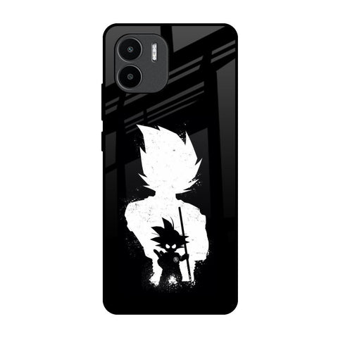 Monochrome Goku Redmi A1 Glass Back Cover Online