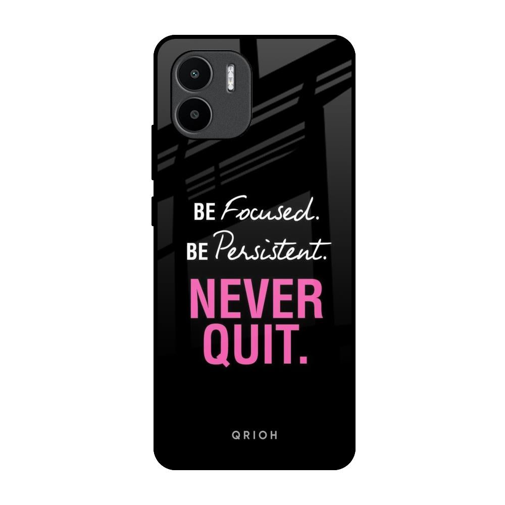 Be Focused Redmi A1 Glass Back Cover Online