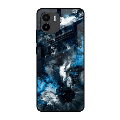 Cloudy Dust Redmi A1 Glass Back Cover Online