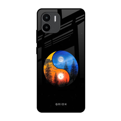 Yin Yang Balance Redmi A1 Glass Back Cover Online