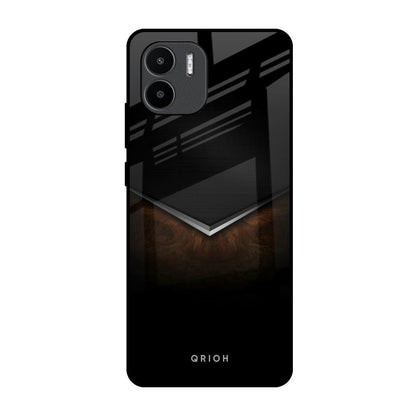 Dark Walnut Redmi A1 Glass Back Cover Online