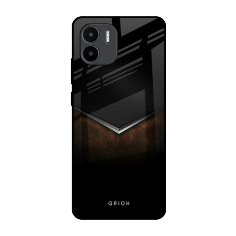 Dark Walnut Redmi A1 Glass Back Cover Online