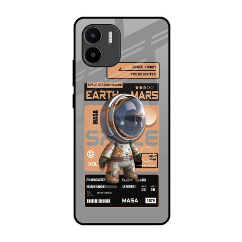 Space Ticket Redmi A1 Glass Back Cover Online