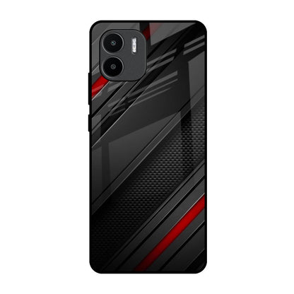 Modern Abstract Redmi A1 Glass Back Cover Online