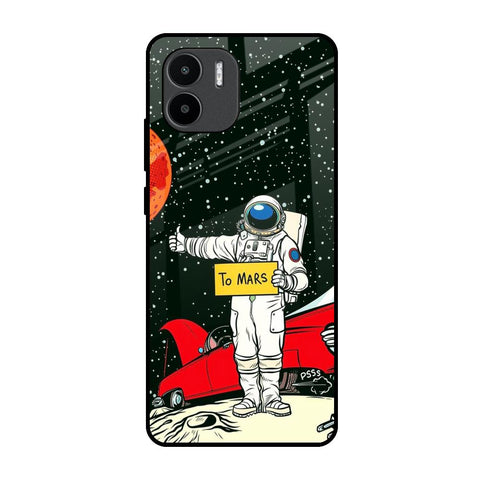 Astronaut on Mars Redmi A1 Glass Back Cover Online