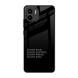 Black Soul Redmi A1 Glass Back Cover Online