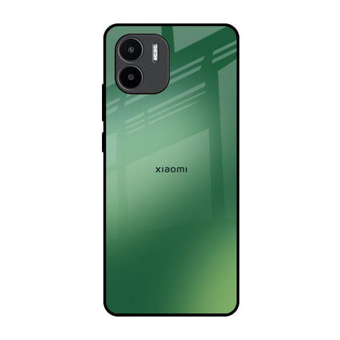 Green Grunge Texture Redmi A1 Glass Back Cover Online