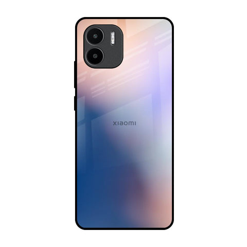 Blue Mauve Gradient Redmi A1 Glass Back Cover Online