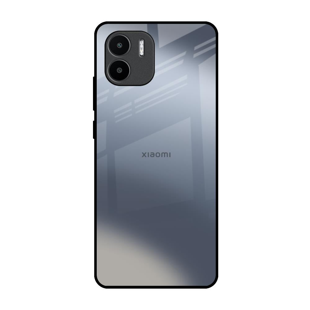 Space Grey Gradient Redmi A1 Glass Back Cover Online