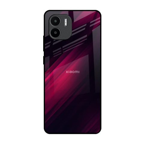 Razor Black Redmi A1 Glass Back Cover Online