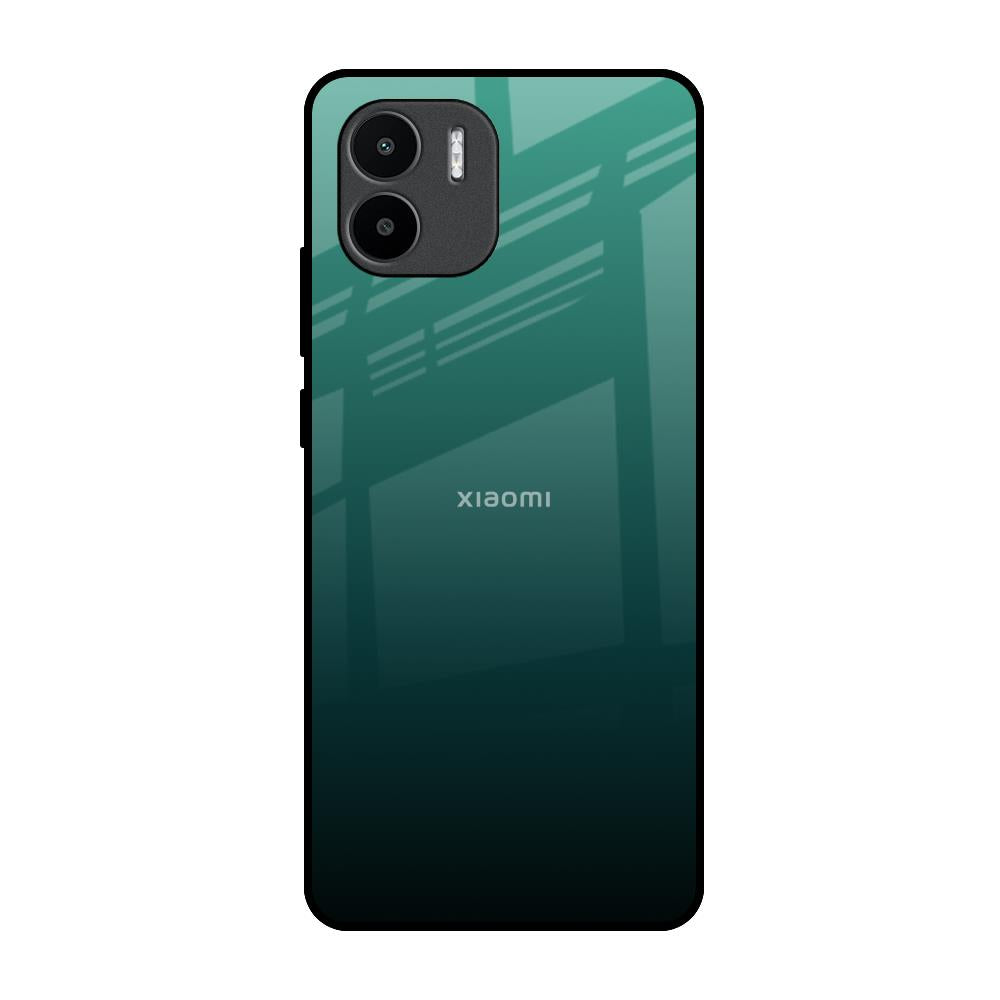 Palm Green Redmi A1 Glass Back Cover Online