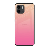 Pastel Pink Gradient Redmi A1 Glass Back Cover Online