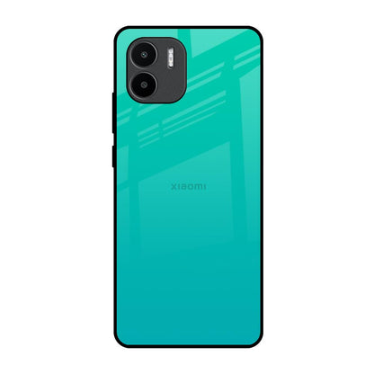 Cuba Blue Redmi A1 Glass Back Cover Online