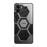 Hexagon Style Redmi A1 Glass Back Cover Online