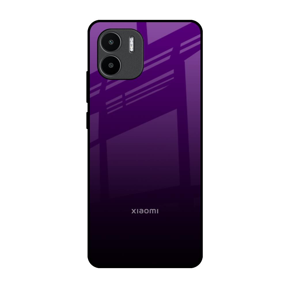 Harbor Royal Blue Redmi A1 Glass Back Cover Online