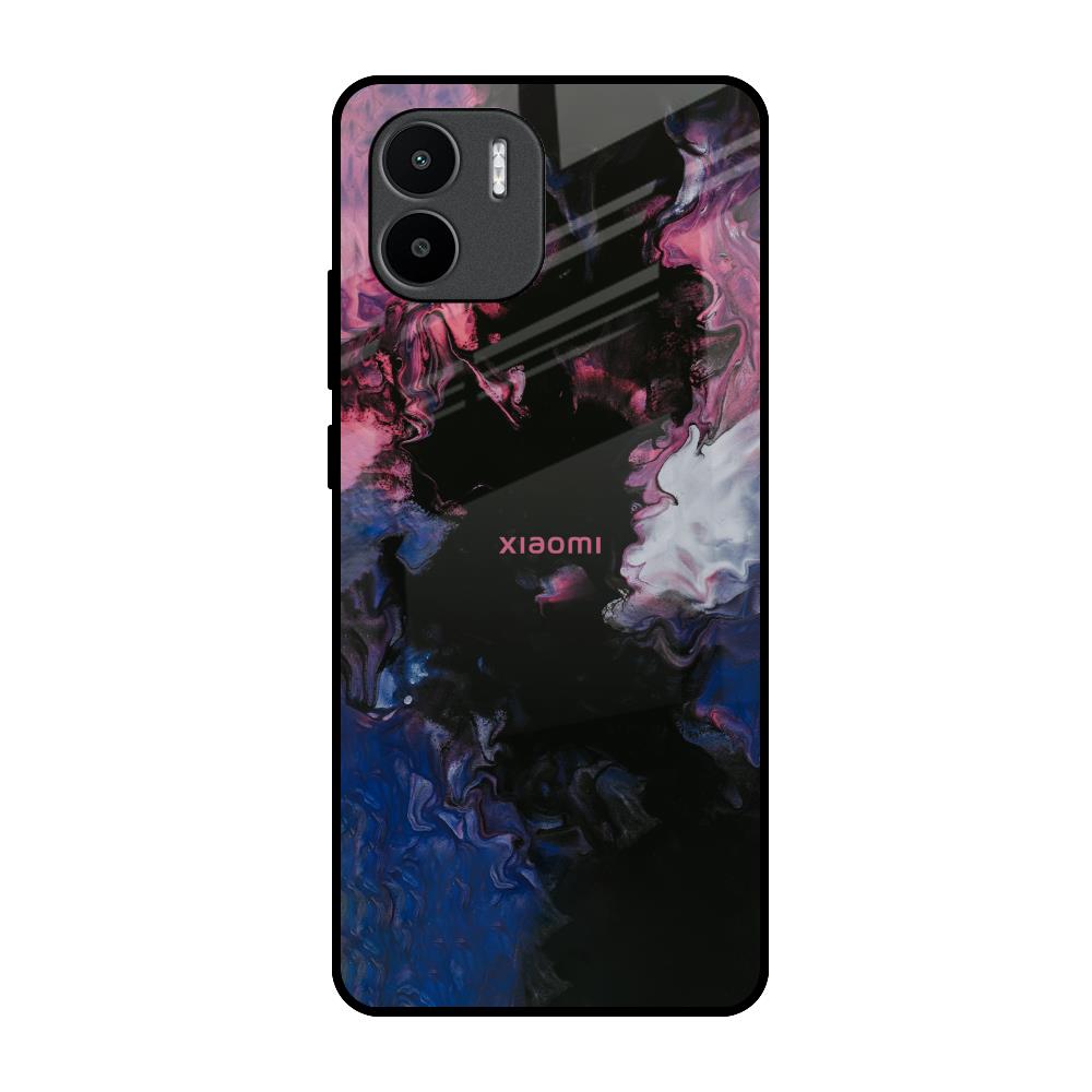 Smudge Brush Redmi A1 Glass Back Cover Online