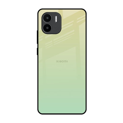 Mint Green Gradient Redmi A1 Glass Back Cover Online