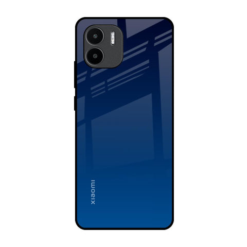 Very Blue Redmi A1 Glass Back Cover Online