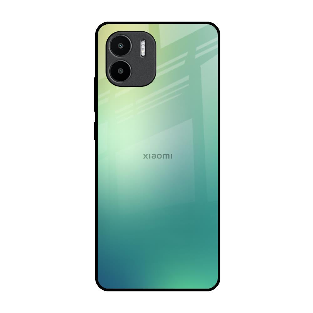Dusty Green Redmi A1 Glass Back Cover Online