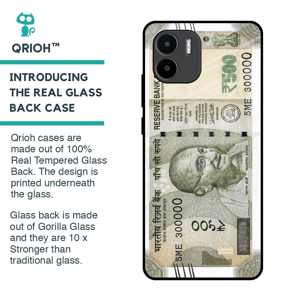 Cash Mantra Glass Case for Redmi A1