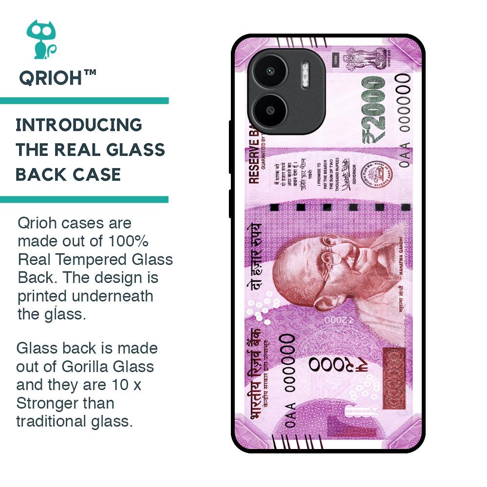 Stock Out Currency Glass Case for Redmi A1