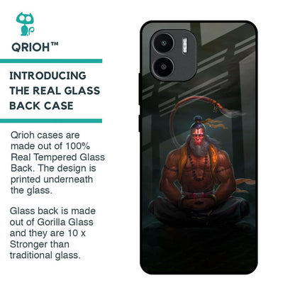 Lord Hanuman Animated Glass Case for Redmi A1