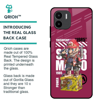 Gangster Hero Glass Case for Redmi A1