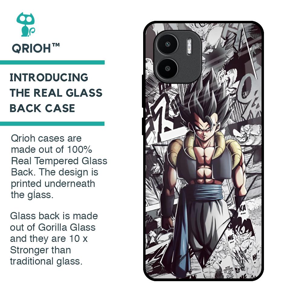 Dragon Anime Art Glass Case for Redmi A1