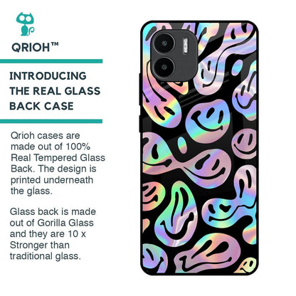 Acid Smile Glass Case for Redmi A1