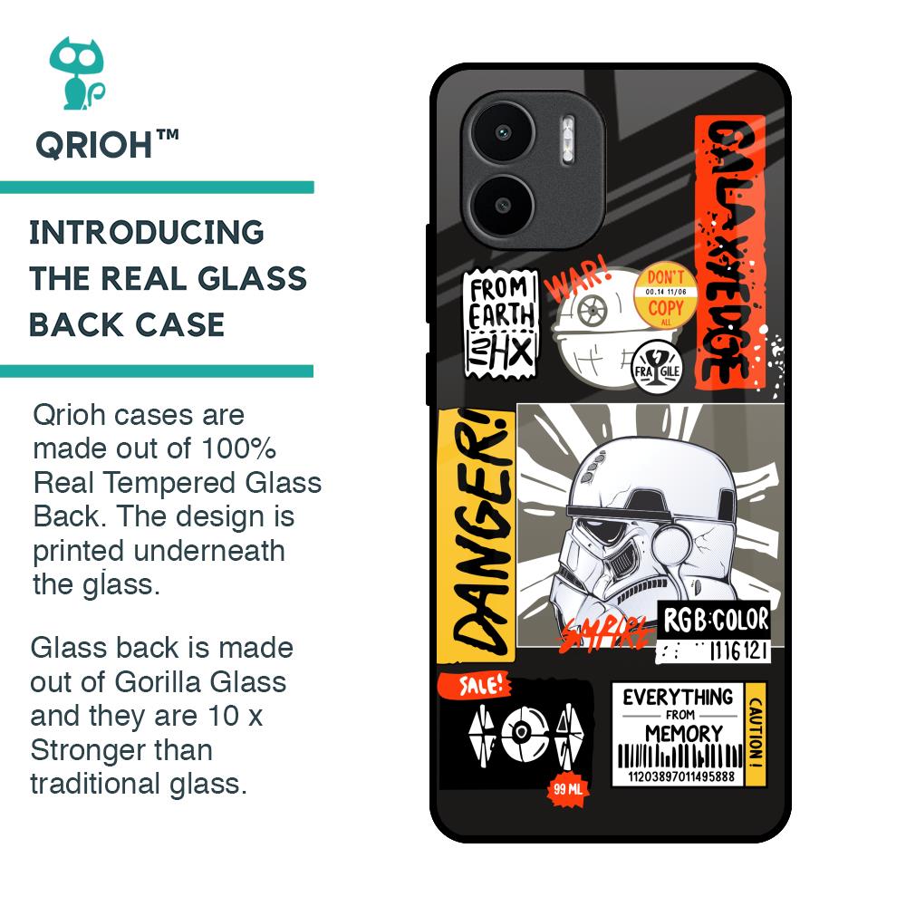 Galaxy Edge Glass Case for Redmi A1