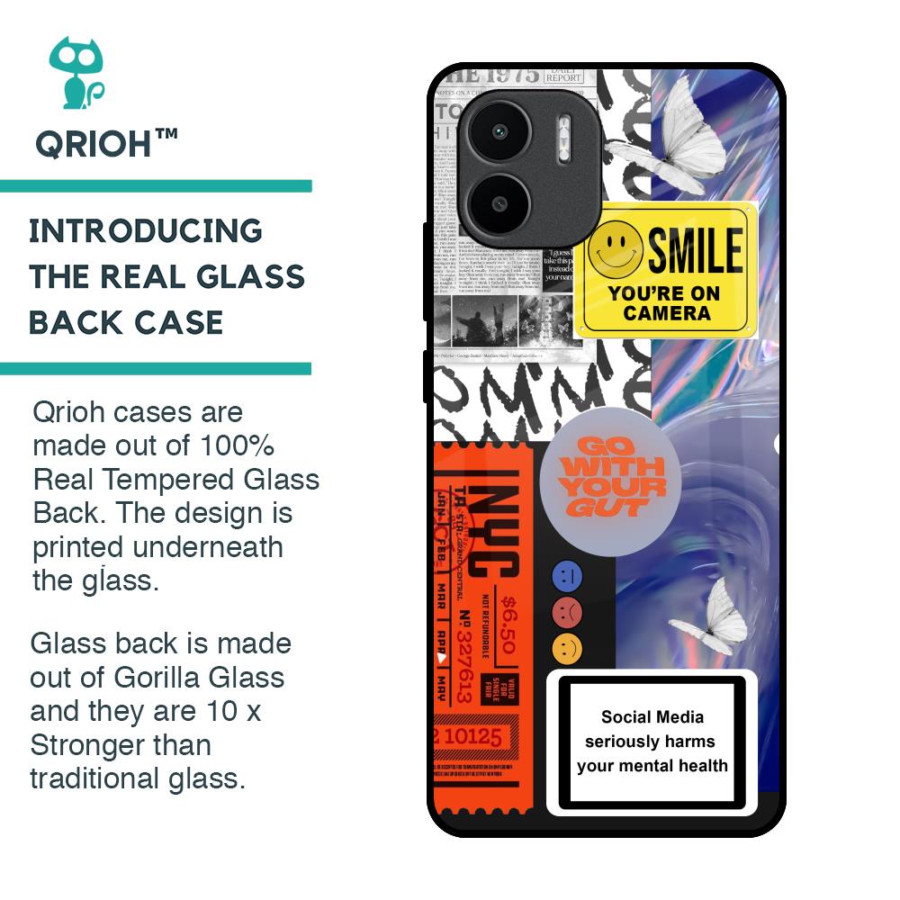 Smile for Camera Glass Case for Redmi A1