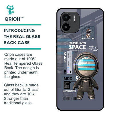 Space Travel Glass Case for Redmi A1
