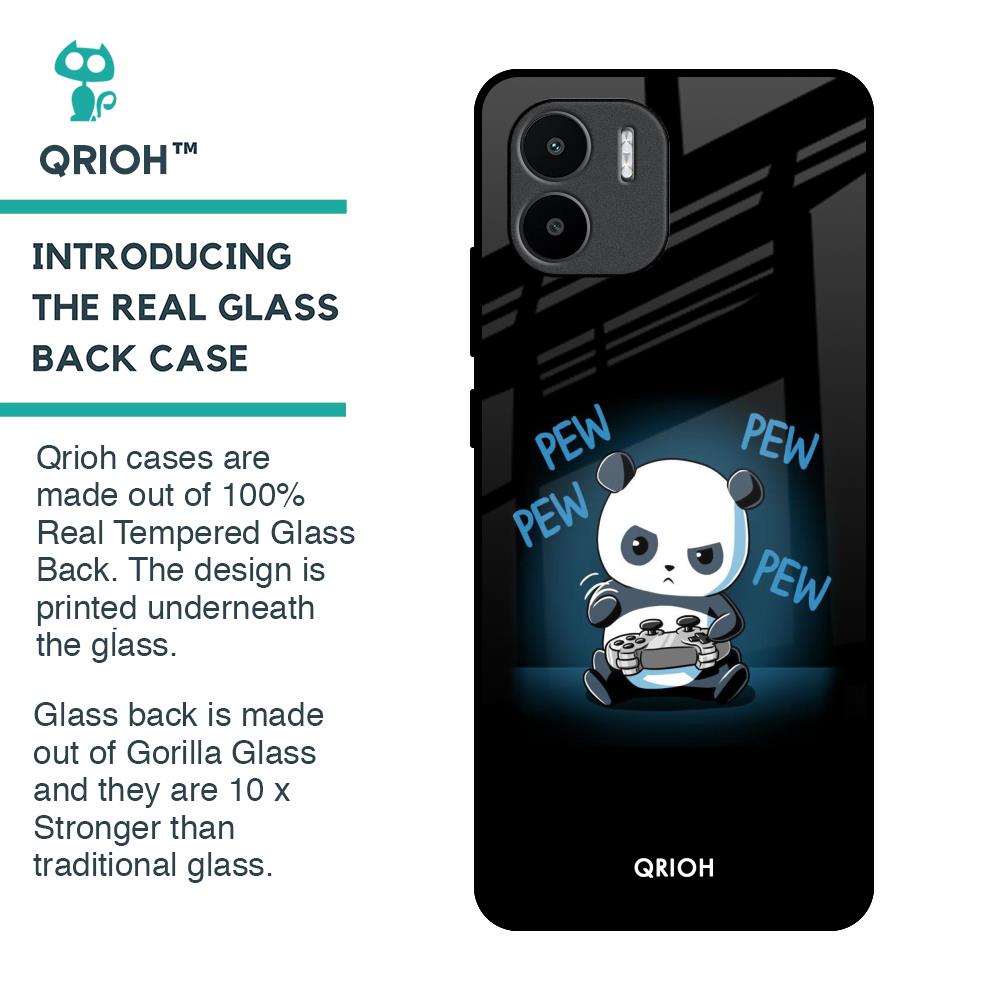 Pew Pew Glass Case for Redmi A1
