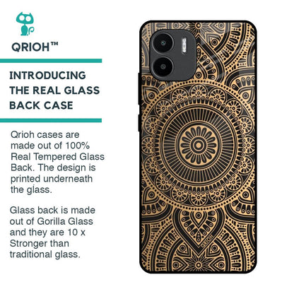Luxury Mandala Glass Case for Redmi A1